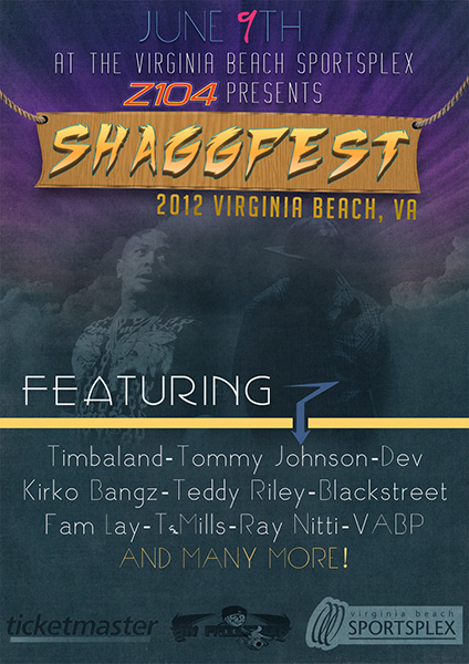 We produced the Shaggfest poster and logo.